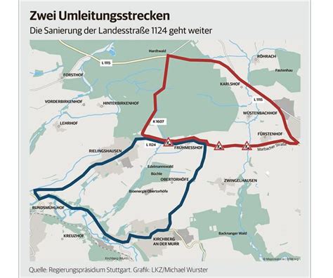 Vollsperrung Der L Zwischen Rielingshausen Und Aspach Bis Ende April