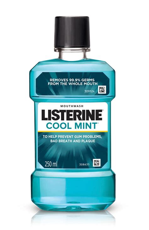 Buy Listerine Cool Mint Mouthwash Liquid Removes Germs Ml