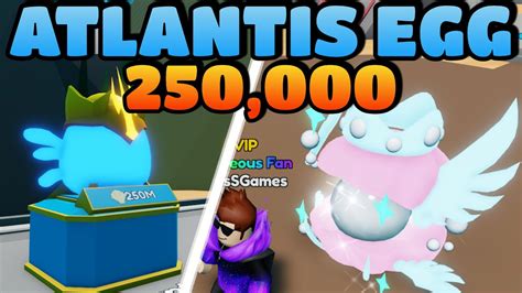 Hatched K Atlantis Eggs Secret Pet Hatched Mining Simulator