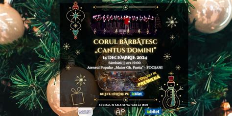 Bilete Focsani Concertul De Colinde Bucuria Craciunului Dec