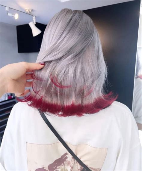 Silver And Red Hair Japanese Haare Alternativ