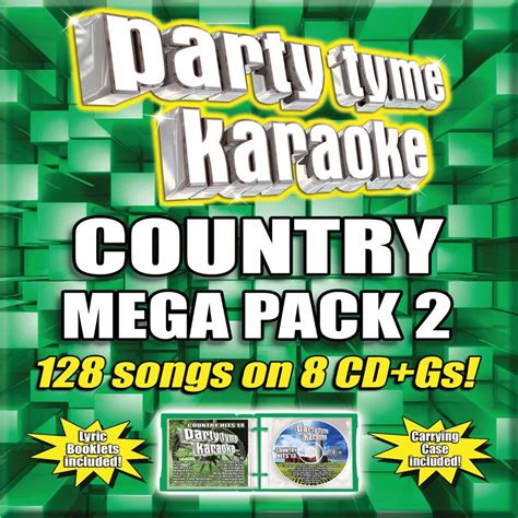 Best Buy Party Tyme Karaoke Country Mega Pack Vol 2 CD G