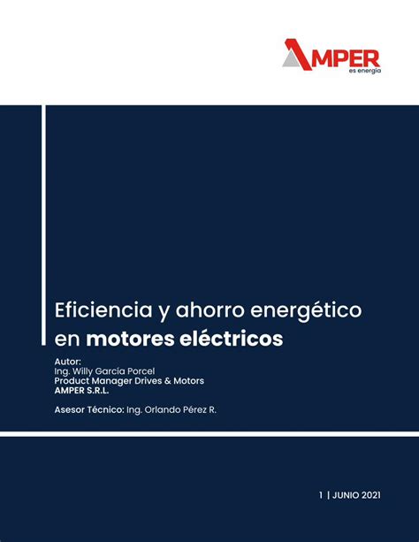 Pdf Eficiencia Y Ahorro Energético En Motores Eléctricos Dokumentips