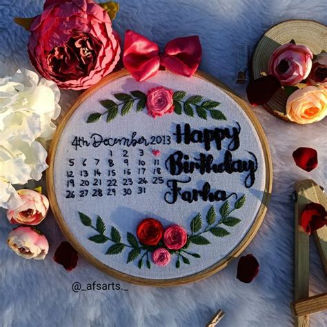 Birthday Embroidery