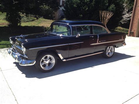 1955 Chevrolet Bel Air 2 Door Sedan Black Classic Chevrolet Bel Air