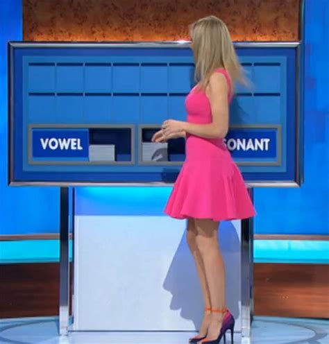 Countdown Rachel Riley Flaunts Long Legs On Figure Hugging Mini Dress