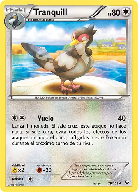 Tranquill Cielos Rugientes Tcg Wikidex La Enciclopedia Pok Mon