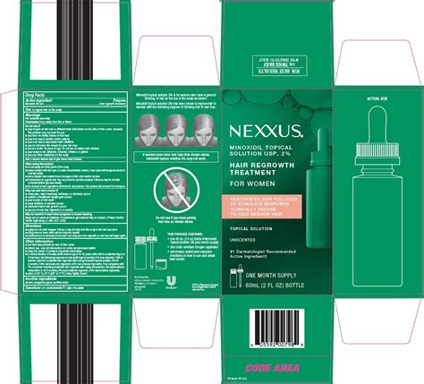 Nexxus Hair Regrowth Treatment Minoxidil Solution