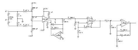 Simple Ecg Circuit Schematic - Circuit Diagram