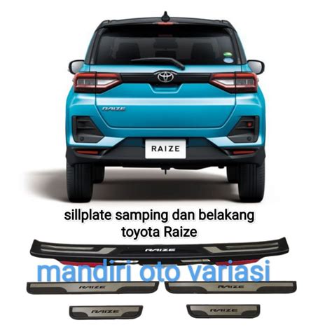 Jual Paket Sillplate Pijakan Kaki Toyota Raize Sill Plate Pintu