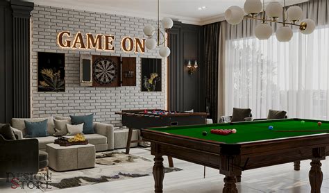 Gaming Room Interior Design on Behance