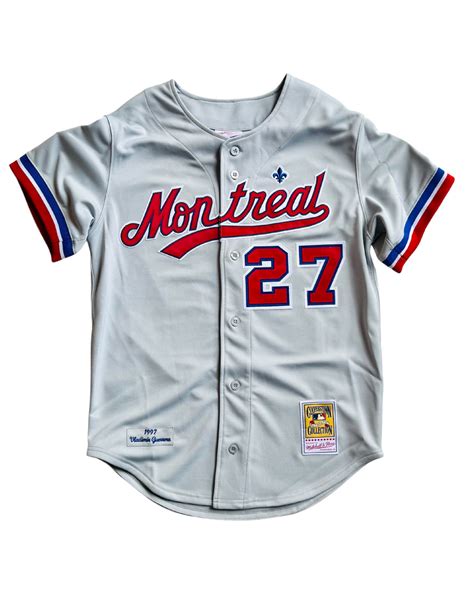 Montreal Expos 1997 Vladimir Guerrero Sr. Authentic Replica Road Jerse ...