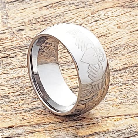 Irish Claddagh Ring Mens