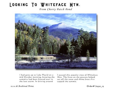 Looking to Whiteface Mtn