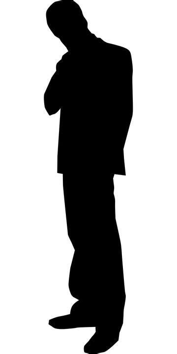 Man Standing Silhouette Png