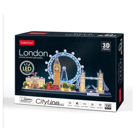 Puzzle 3D Londyn Cityline Led L532H Cubic Fun 20532 306 20532 Cubic