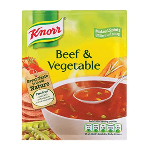 Buy Knorr Beef And Vegetable Soup Pk12 Wholesale From Kadona Wholesale Ltd