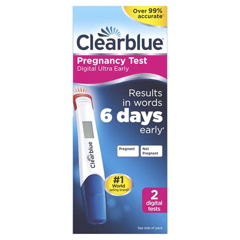 Clearblue Digital Ultra Early Pregnancy Test Kit Ctc Health