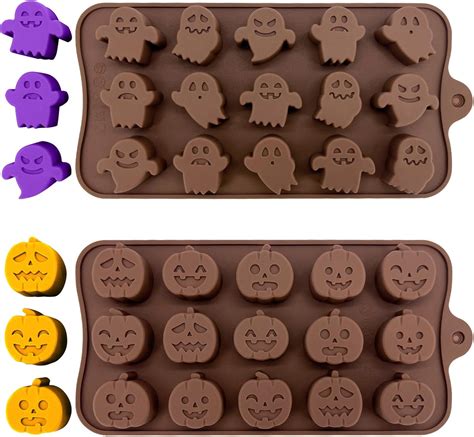 Halloween Chocolate Silicone Molds Different Shapes Moulds Of Mini