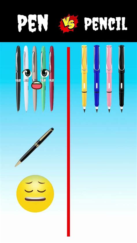 Pen Vs Pencil Comparison Youtubeshorts Viralshorts Youtube