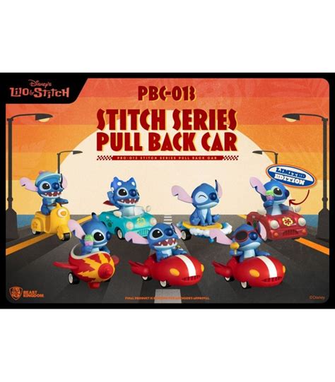 Lilo Stitch Pull Back Car Series Blind Box