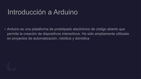 Presentaci N Sobre El Avance Arduino Pptx