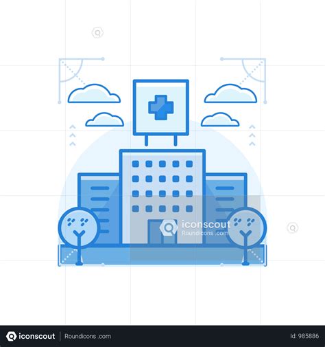 Hospital Illustration Drawing Images Drawings Healthcare Infographics