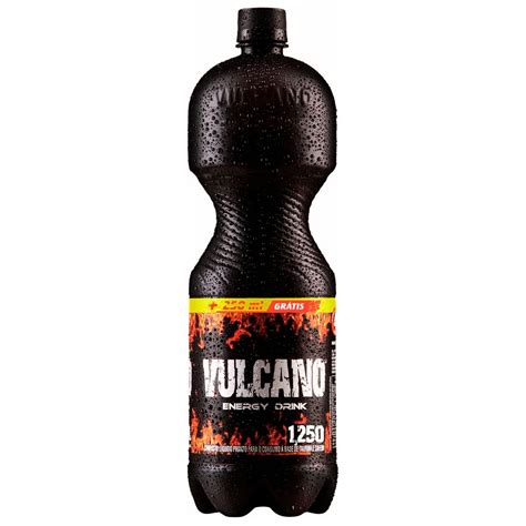 Energetico Vulcano 1L Energy Drink 250 Grátis Super Primavera