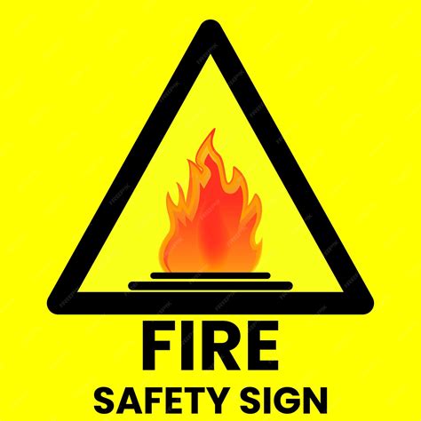 Fire Safety Sign Vector