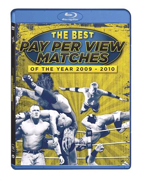 Buy WWE Best Pay Per View Matches Of The Year 2009 2010 BLU RAY