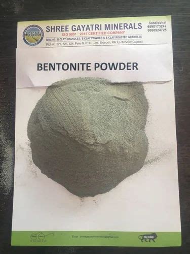 Biotech Grade Packaging Type Packet Grey Bentonite Powder At