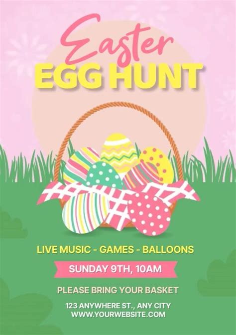 Easter Egg Hunt Template Postermywall