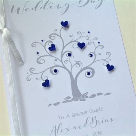 LARGE A5 PERSONALISED Handmade WEDDING Congratulations Card *Many ...