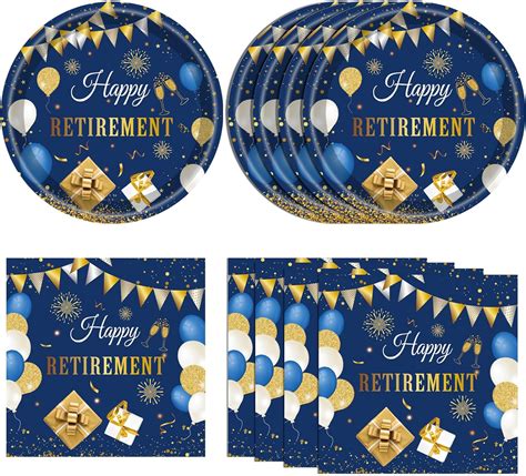 Amazon Retirement Party Supplies Retirement Tableware Party