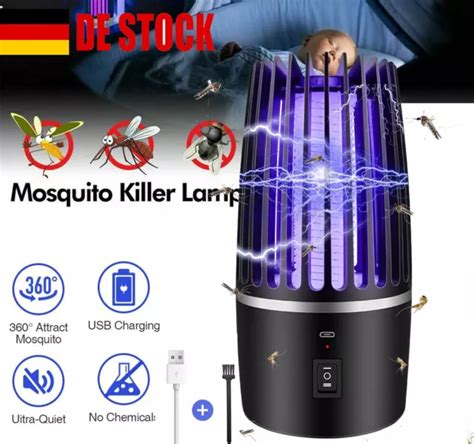 MOSKITO KILLER INSEKTENVERNICHTER USB Elektrisch LED Insekten Lampe