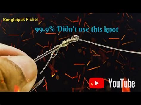 How To Tie Fishing Knot Easily Fishing Knot Knots Skills