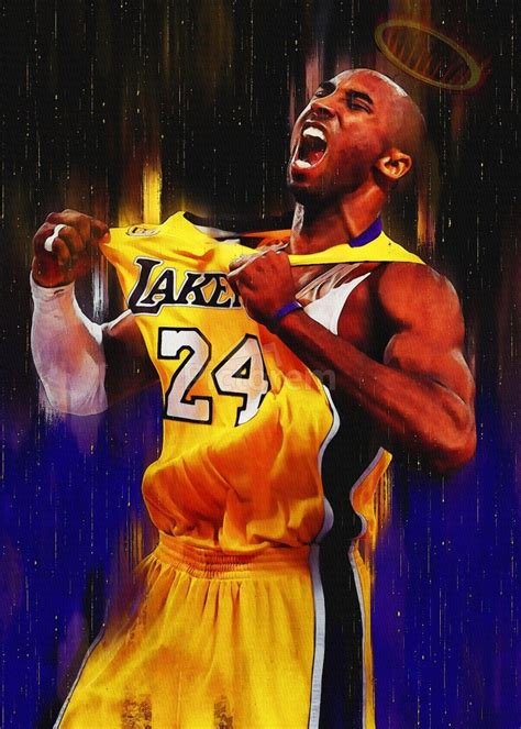 Kobe Bryant Legend Gunawan Rb Print Kobe Bryant Kobe Nba Art