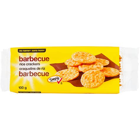 100g Barbecue Rice Crackers No Name Mart31