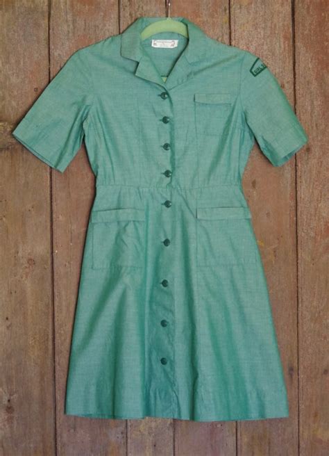 Vintage Girl Scout Uniform Girl Scout Dress 1950s Etsy