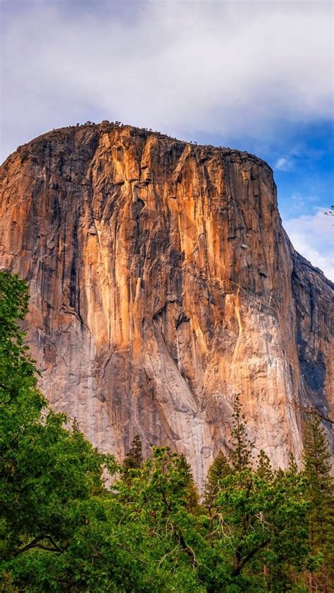 G Ra El Capitan W Parku Narodowym Yosemite Tapeta Na Telefon