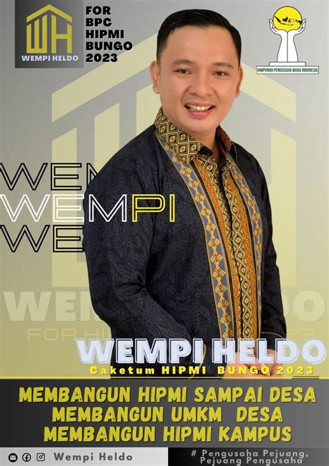 Wempi Heldo Ambil Formulir Pendaftaran Calon Ketua Hipmi Bungo Periode