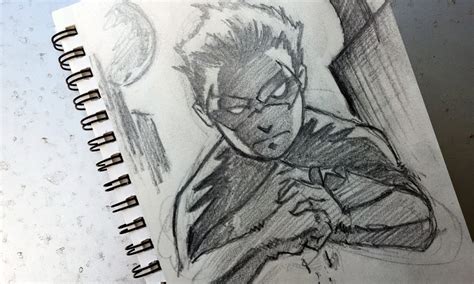 How To Sketch Damian Wayne Youtube