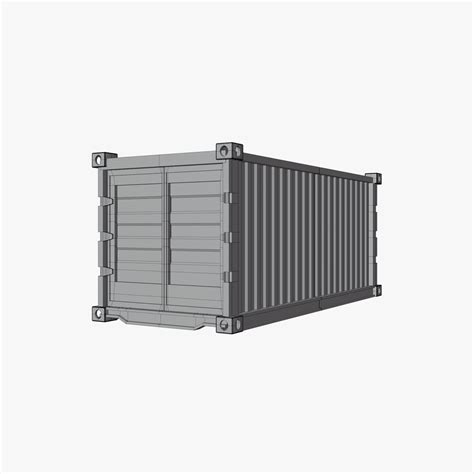 Free 3d Cargo Container Turbosquid 2049753