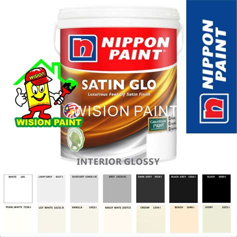 Nippon Satin Glo L Indoor Shinning Finishing Water Based Wall