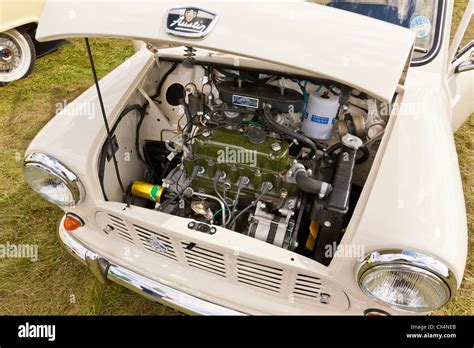 Restored Classic British Leyland Mini Classic Car At Best Of British Show Cotswold Kemble Egbp