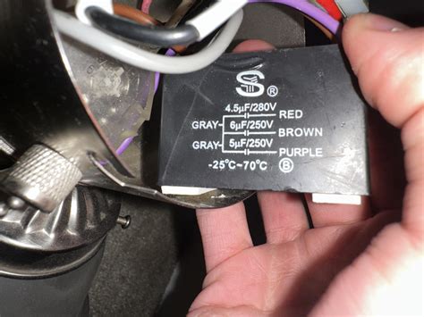 Capacitor Of Ceiling Fan