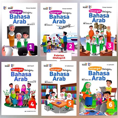 Jual BUKU SEMANGAT BELAJAR BAHASA ARAB MI KELAS 1 2 3 4 5 6 KURIKULUM