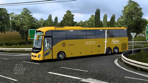 Indian KSRTC Karnataka Skin Pack für DBMX Volvo 9800 UK v1 0 ETS2