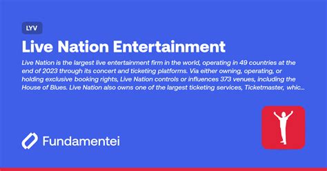 LYV - Live Nation Entertainment | Fundamentei