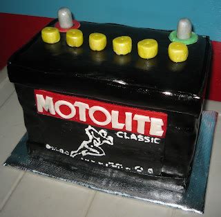 Krazzy Cakes Motolite Battery Cake